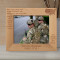 And They Who For Their Country Die Shall Fill An Honored Grave Personalized Wooden Frame-10" x 8" Brown Horizontal