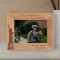 Their Remembrance Be As Lasting Personalized Wooden Frame-7" x 5" Brown Horizontal