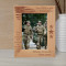 They Live In Each Patriot's Breast Personalized Wooden Frame 5" x 7" Brown (Vertical)