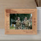 They Live In Each Patriot's Breast Personalized Wooden Frame-7" x 5" Brown Horizontal