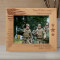They Live In Each Patriot's Breast Personalized Wooden Frame-10" x 8" Brown Horizontal