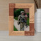 For The Love Of Country, They Accepted Death Personalized Wooden Frame 5" x 7" Brown (Vertical)