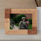 For The Love Of Country, They Accepted Death Personalized Wooden Frame-7" x 5" Brown Horizontal
