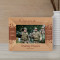 The Brave Never Die Personalized Wooden Frame-6" x 4" Brown Horizontal