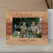 The Brave Never Die Personalized Wooden Frame-7" x 5" Brown Horizontal