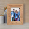 Best Coworker Personalized Wooden Frame 4" x 6" Brown (Vertical)