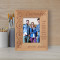 Coworker I Never Face Monday Morning Blues Because Of Fun Colleagues Like You Personalized Wooden Frame 3 1/2" x 5" Brown (Vertical)