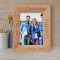 Coworker I Never Face Monday Morning Blues Because Of Fun Colleagues Like You Personalized Wooden Frame 5" x 7" Brown (Vertical)
