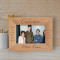 Best Coworker Personalized Wooden Frame-6" x 4" Brown Horizontal