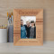 Coworker Personalized Wooden Frame 3 1/2" x 5" Brown (Vertical)