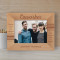 Coworker Personalized Wooden Frame-7" x 5" Brown Horizontal