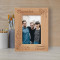 Coworker Personalized Wooden Frame 4" x 6" Brown (Vertical)