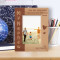 My Nephew You Are Awesome And Loved Personalized Wooden Frame 4" x 6" Brown (Vertical)