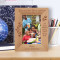You Are Less Like A Nephew And Mare Like A Son Personalized Wooden Frame 4" x 6" Brown (Vertical)