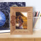 Sometimes The Smallest Things Take Up The Most Room In Your Heart Personalized Wooden Frame 3 1/2" x 5" Brown (Vertical)