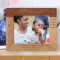 To Me My Nephew Is The Angel Of My World Personalized Wooden Frame-10" x 8" Brown Horizontal