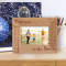 Share Laugh Personalized Wooden Frame-5" x 3 1/2" Brown Horizontal