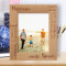 Share Laugh Personalized Wooden Frame 8" x 10" Brown (Vertical)