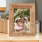So Much Of What Is Great Has Sprung From The Closeness Of Family Ties Personalized Wooden Frame 5" x 7" Brown (Vertical)