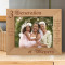 So Much Of What Is Great Has Sprung From The Closeness Of Family Ties Personalized Wooden Frame-10" x 8" Brown Horizontal