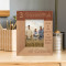 3 Generation A Tie To The Past & A Road To The Future Personalized Wooden Frame 3 1/2" x 5" Brown (Vertical)