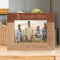 3 Generation A Tie To The Past & A Road To The Future Personalized Wooden Frame-7" x 5" Brown Horizontal