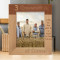 3 Generation A Tie To The Past & A Road To The Future Personalized Wooden Frame 8" x 10" Brown (Vertical)
