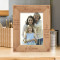 Children Are Born, Traditions Are Passed, The Love Continues Future Personalized Wooden Frame 5" x 7" Brown (Vertical)