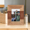 Three Generation Family Is A Connection To Life, A Tie To The Past & A Road To The Future Personalized Wooden Frame 3 1/2" x 5" Brown (Vertical)