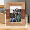 Three Generation Family Is A Connection To Life, A Tie To The Past & A Road To The Future Personalized Wooden Frame 5" x 7" Brown (Vertical)