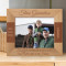 Three Generation Family Is A Connection To Life, A Tie To The Past & A Road To The Future Personalized Wooden Frame-10" x 8" Brown Horizontal