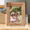 3 Generation Our Joy And Love We Pass Along Personalized Wooden Frame 5" x 7" Brown (Vertical)