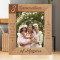 3 Generation Our Joy And Love We Pass Along Personalized Wooden Frame 8" x 10" Brown (Vertical)