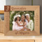 3 Generation Our Joy And Love We Pass Along Personalized Wooden Frame-10" x 8" Brown Horizontal
