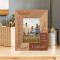 Three Generation Personalized Wooden Frame 3 1/2" x 5" Brown (Vertical)