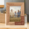 Three Generation Personalized Wooden Frame 5" x 7" Brown (Vertical)