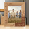 Three Generation Personalized Wooden Frame 8" x 10" Brown (Vertical)