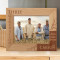 Three Generation Personalized Wooden Frame-10" x 8" Brown Horizontal