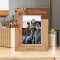 Three Generation Personalized Wooden Frame 4" x 6" Brown (Vertical)