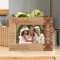 3 Generation The Family Is On Of Nature's, Masterpieces Personalized Wooden Frame-6" x 4" Brown Horizontal