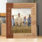 3 Generation Other Things May Change And End With The Family Personalized Wooden Frame 8" x 10" Brown (Vertical)