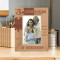 3 Generation A Mother's Treasure Is Her Daughter Personalized Wooden Frame 4" x 6" Brown (Vertical)