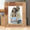 3 Generation A Mother's Treasure Is Her Daughter Personalized Wooden Frame 8" x 10" Brown (Vertical)