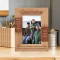 Families Are The Compass That Guides Us Personalized Wooden Frame 4" x 6" Brown (Vertical)