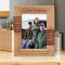 Families Are The Compass That Guides Us Personalized Wooden Frame 5" x 7" Brown (Vertical)