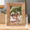 So Much Of What Is Great Has Sprung From The Closeness Of Family Ties Personalized Wooden Frame 5" x 7" Brown (Vertical)