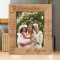 So Much Of What Is Great Has Sprung From The Closeness Of Family Ties Personalized Wooden Frame 8" x 10" Brown (Vertical)