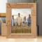 3 Generation A Tie To The Past & A Road To The Future Personalized Wooden Frame 8" x 10" Brown (Vertical)