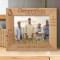 3 Generation A Tie To The Past & A Road To The Future Personalized Wooden Frame-10" x 8" Brown Horizontal