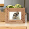Children Are Born, Traditions Are Passed, The Love Continues Personalized Wooden Frame-5" x 3 1/2" Brown Horizontal